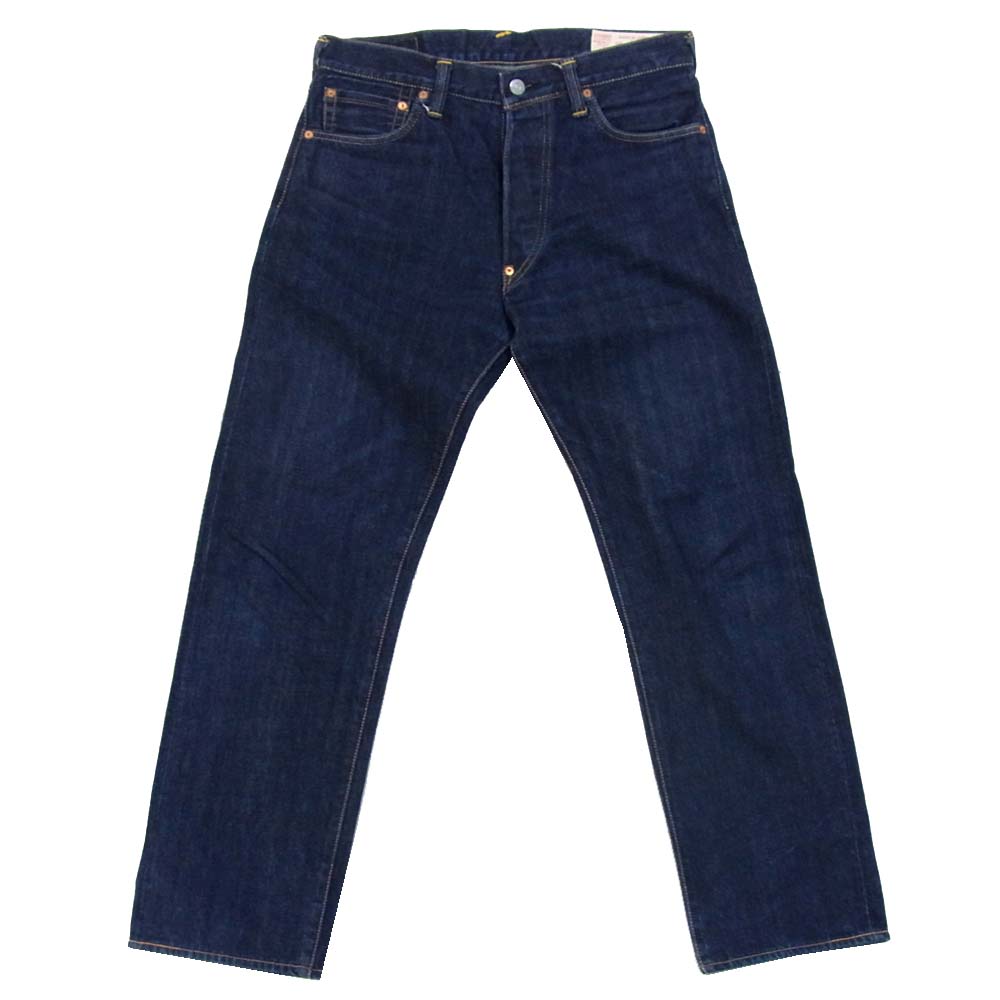 EVISU エヴィス 2000 ボタンフライ 道楽 赤耳 デニム インディゴブルー系 32【中古】