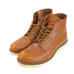 RED WING レッドウィング 9871 6inch CLASSIC ROUND TOE 復刻 犬タグ ゴールドラセット レースアップ ブーツ  ブラウン系 26cm【美品】【中古】