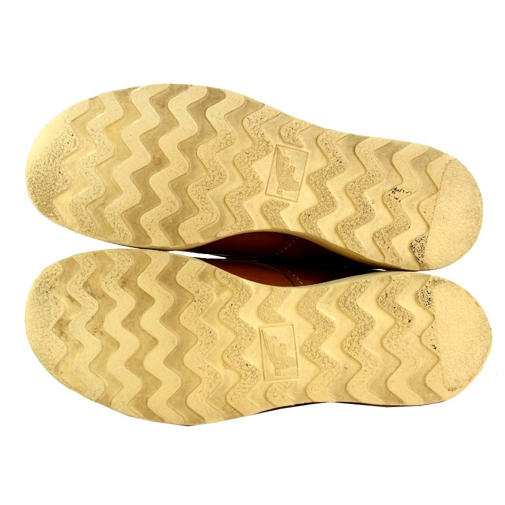 RED WING レッドウィング 9871 6inch CLASSIC ROUND TOE 復刻 犬タグ ゴールドラセット レースアップ ブーツ  ブラウン系 26cm【美品】【中古】