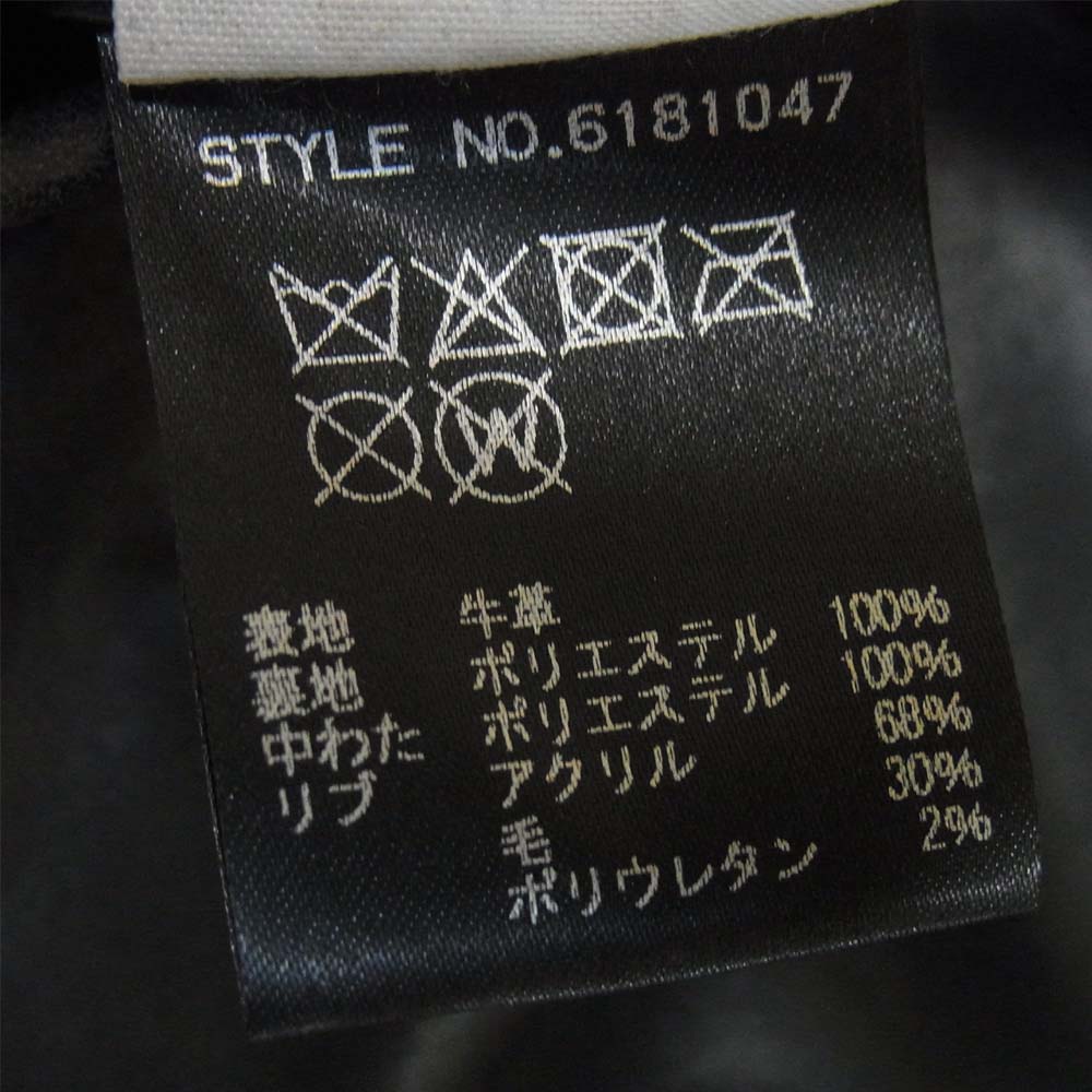 AVIREX アヴィレックス 6181047 COW TANKERS JACKET タンカース レザー ジャケット ブラック系 2XL【中古】