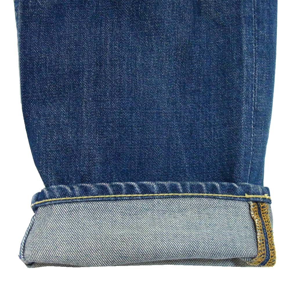 VISVIM ビズビム social sculpture 03 インディゴブルー系 W34相当【中古】