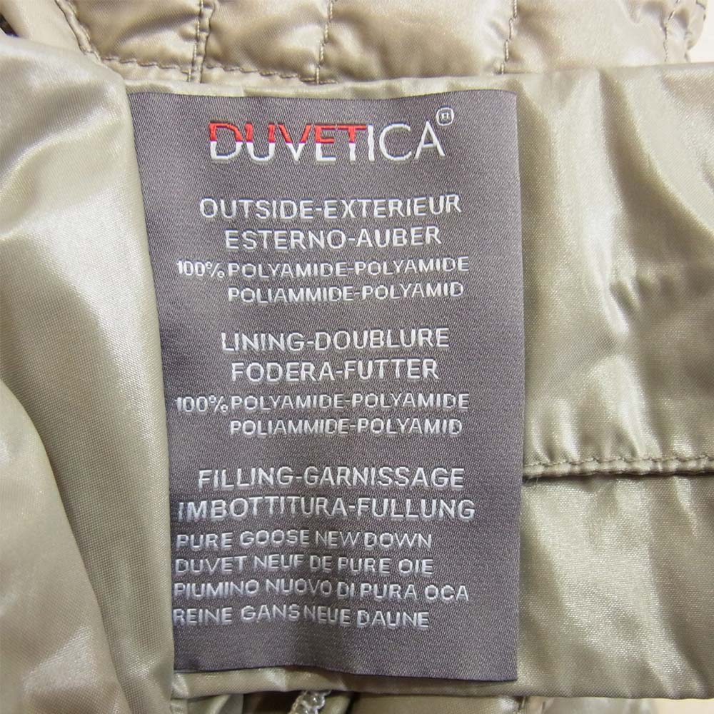 DUVETICA デュベティカ キッズ キルト ダウン ジャケット ベージュ系 5【中古】