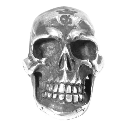 GABOR ガボール 国内正規店販売証明付属 Large Skull Ring with Jaw ラージ スカル ウィズ ジョー リング シルバー系 17号【中古】