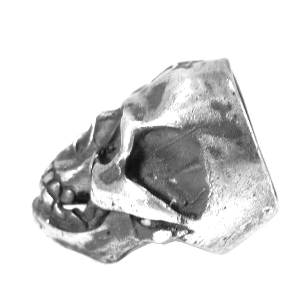 GABOR ガボール 国内正規店販売証明付属 Large Skull Ring with Jaw ラージ スカル ウィズ ジョー リング シルバー系 17号【中古】