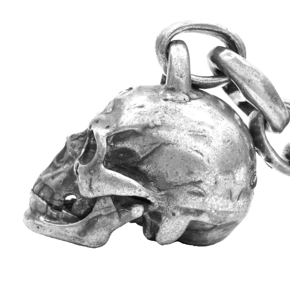 GABOR ガボール ラージ スカル ライオン ウォレット ハンガー シルバー系【中古】