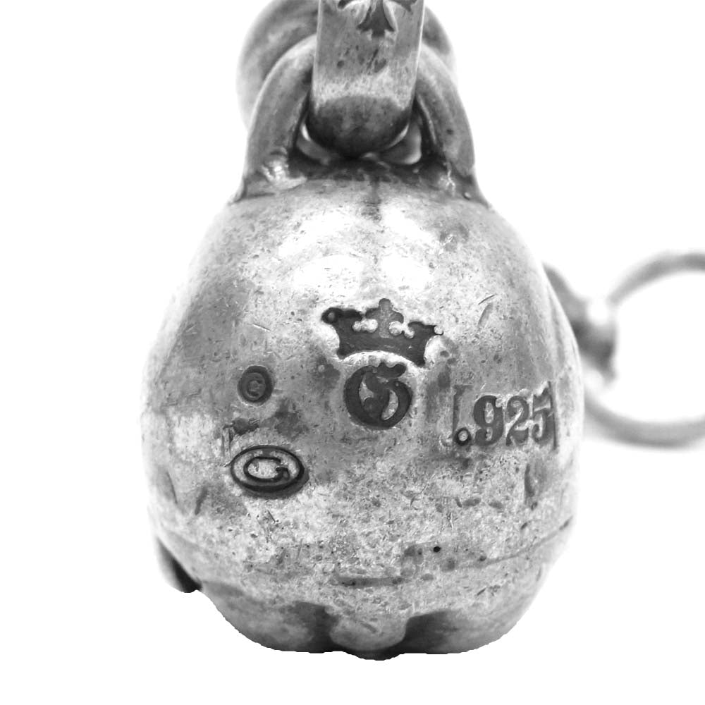 GABOR ガボール ラージ スカル ライオン ウォレット ハンガー シルバー系【中古】