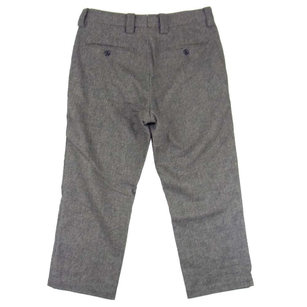MARGARET HOWELL マーガレットハウエル FOX BROTHERS チェック ウール パンツ ブラウン系 S【中古】