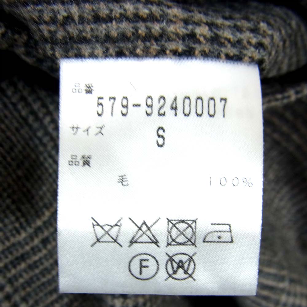 MARGARET HOWELL マーガレットハウエル FOX BROTHERS チェック ウール パンツ ブラウン系 S【中古】