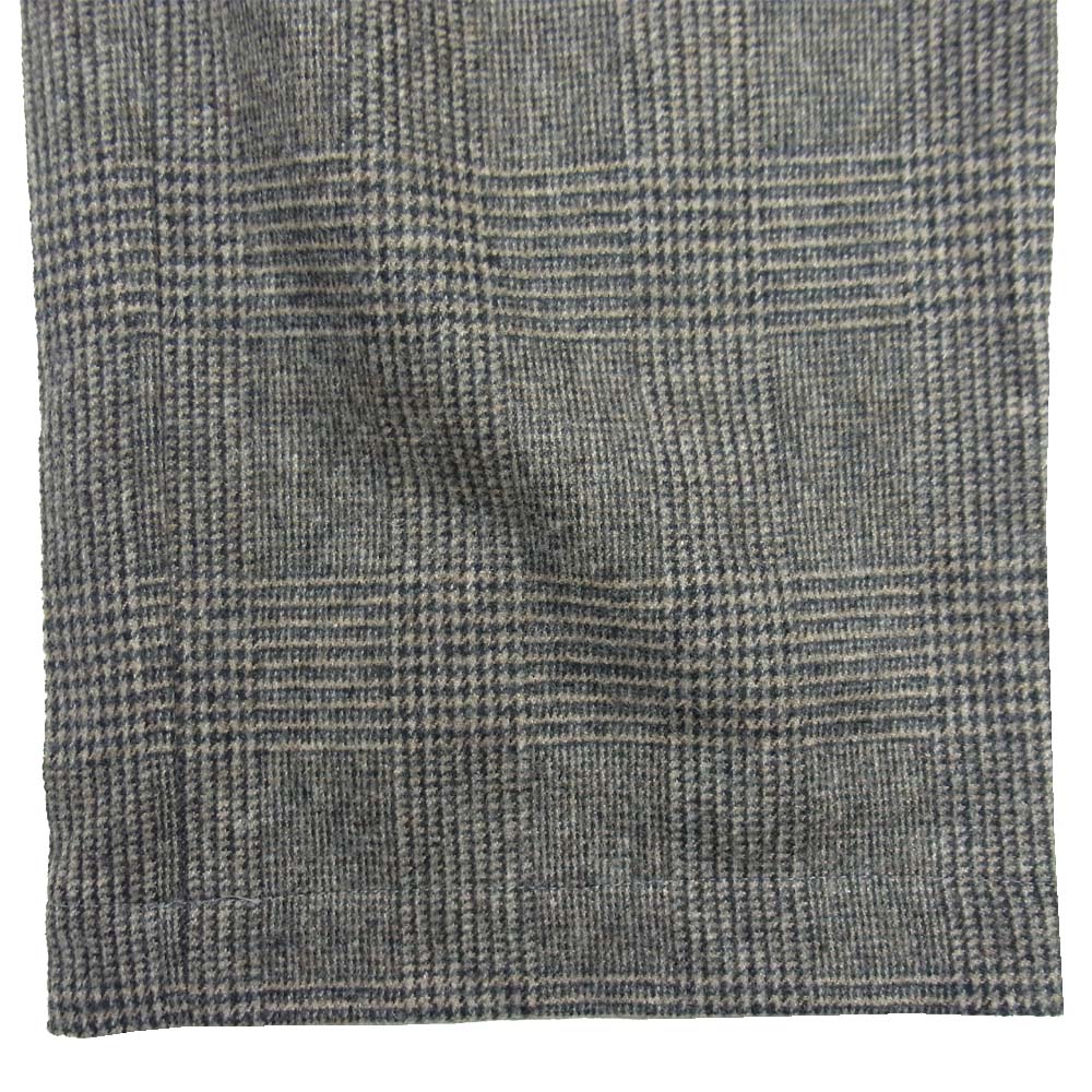 MARGARET HOWELL マーガレットハウエル FOX BROTHERS チェック ウール パンツ ブラウン系 S【中古】