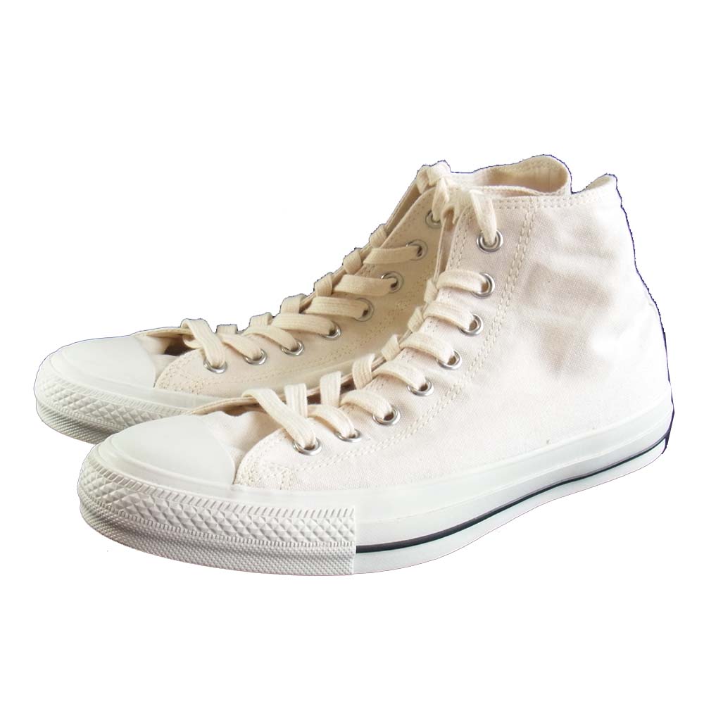 CONVERSE コンバース REACT × MHL マーガレットハウエル オールスター ハイカット オフホワイト系 26.5㎝【中古】