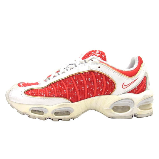 Supreme シュプリーム AT3854 100 × ナイキ NIKE AIR MAX TAIL WIND IV/S テイルウィンド スニーカー レッド系 28cm【中古】
