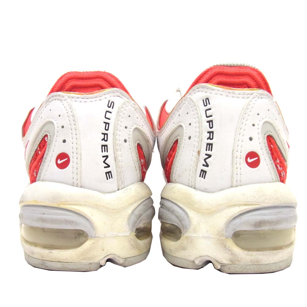 Supreme シュプリーム AT3854 100 × ナイキ NIKE AIR MAX TAIL WIND IV/S テイルウィンド スニーカー レッド系 28cm【中古】