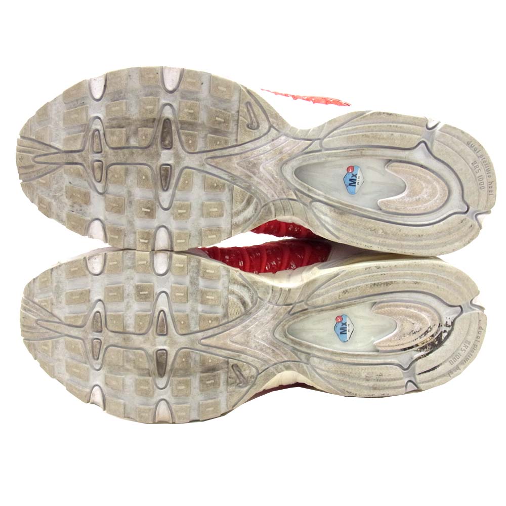 Supreme シュプリーム AT3854 100 × ナイキ NIKE AIR MAX TAIL WIND IV/S テイルウィンド スニーカー レッド系 28cm【中古】