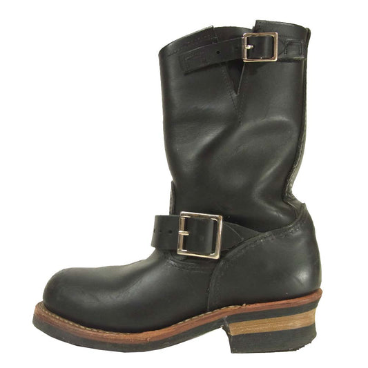 RED WING レッドウィング 2268 エンジニアブーツ USA製 レザー ブラック系 5D【中古】