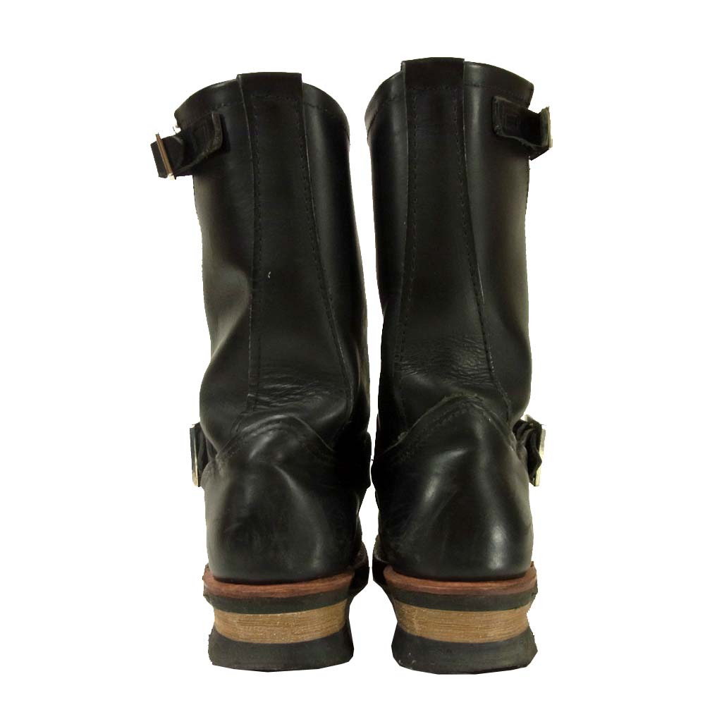 RED WING レッドウィング 2268 エンジニアブーツ USA製 レザー ブラック系 5D【中古】