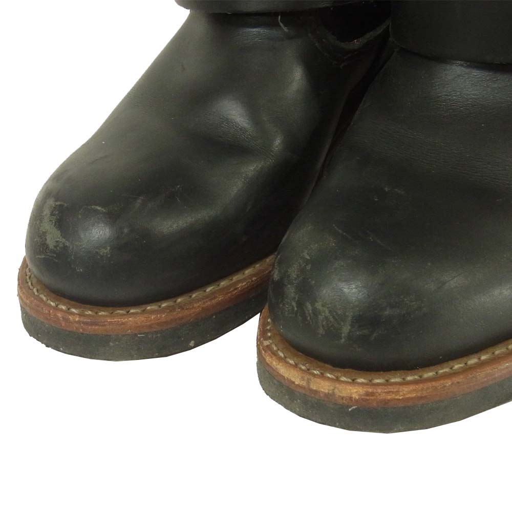 RED WING レッドウィング 2268 エンジニアブーツ USA製 レザー ブラック系 5D【中古】