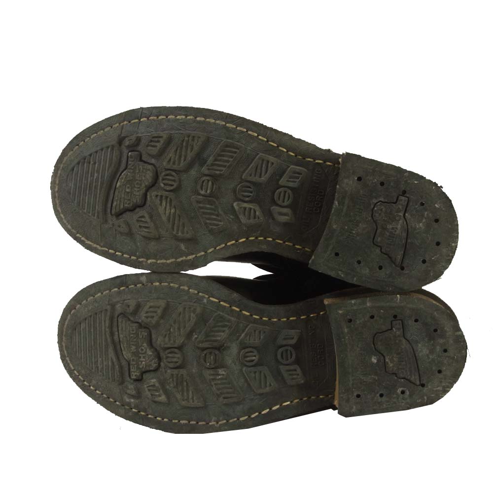 RED WING レッドウィング 2268 エンジニアブーツ USA製 レザー ブラック系 5D【中古】