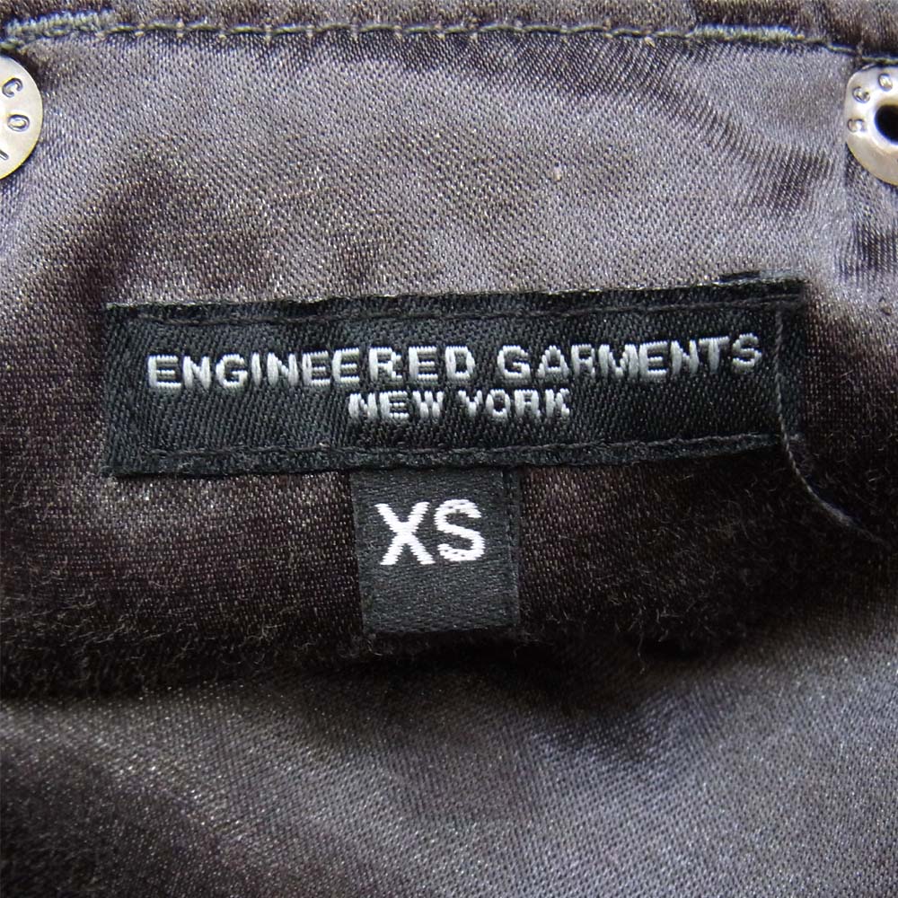 Engineered Garments エンジニアードガーメンツ PADDED VEST フード着脱可 中綿プリマロフト ベスト グレー系 XS【中古】