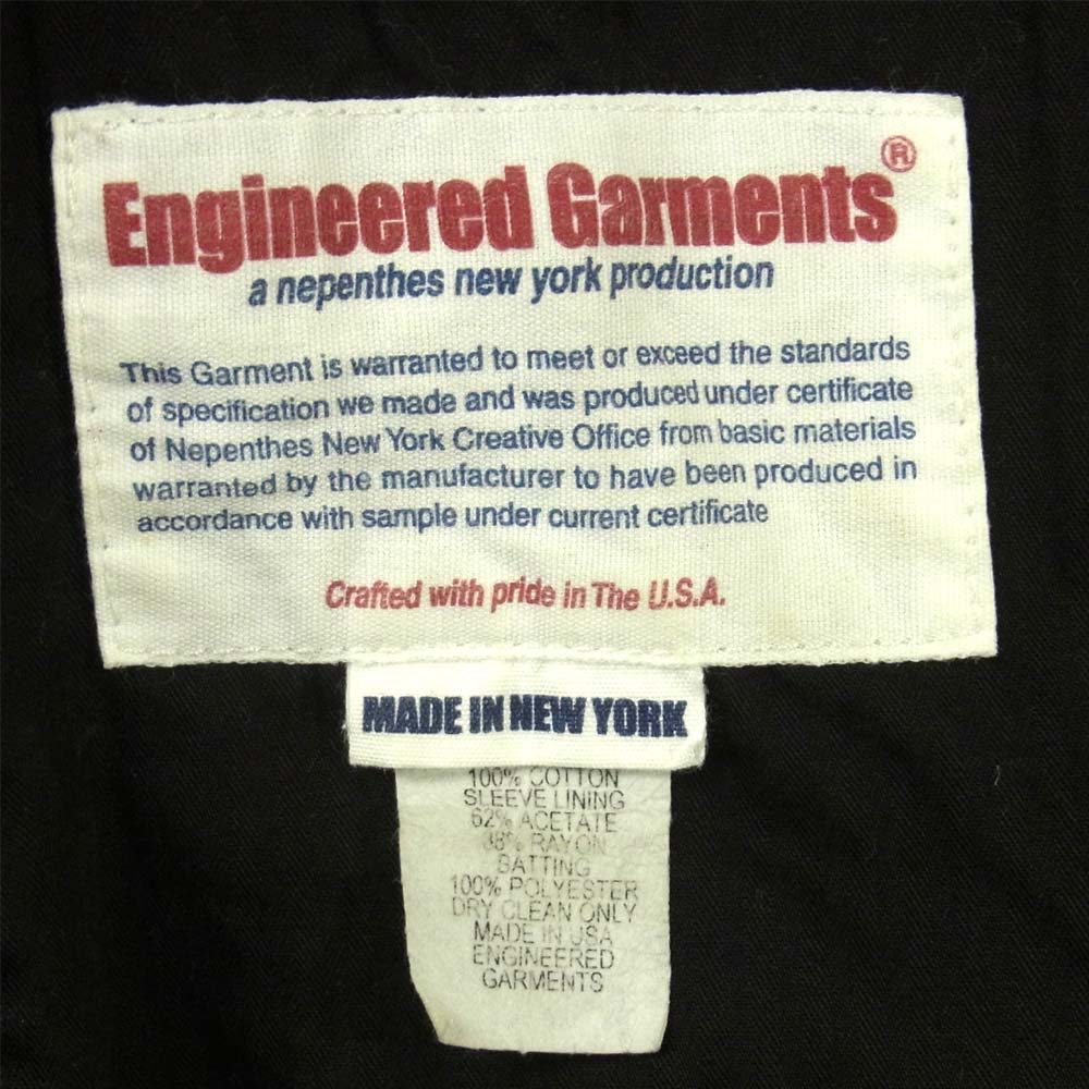 Engineered Garments エンジニアードガーメンツ Quilted Chesterfield Coat 中綿 チェスター コート グレー系 XS【中古】