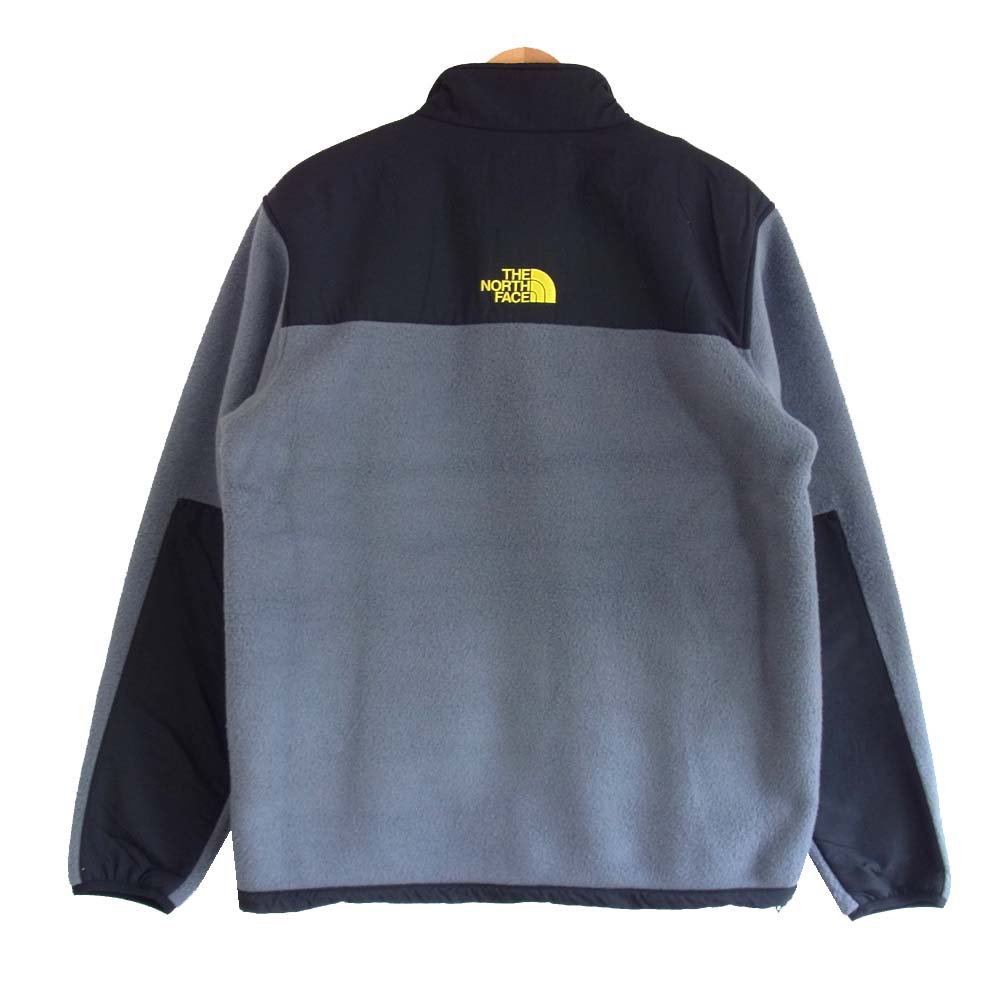 THE NORTH FACE ノースフェイス NA62001 STEEP TECH Zip Freece スティープテック ジップ フリース ジャケット ヴァナディスグレー×ライトニングイエロー XL【新古品】【未使用】【中古】