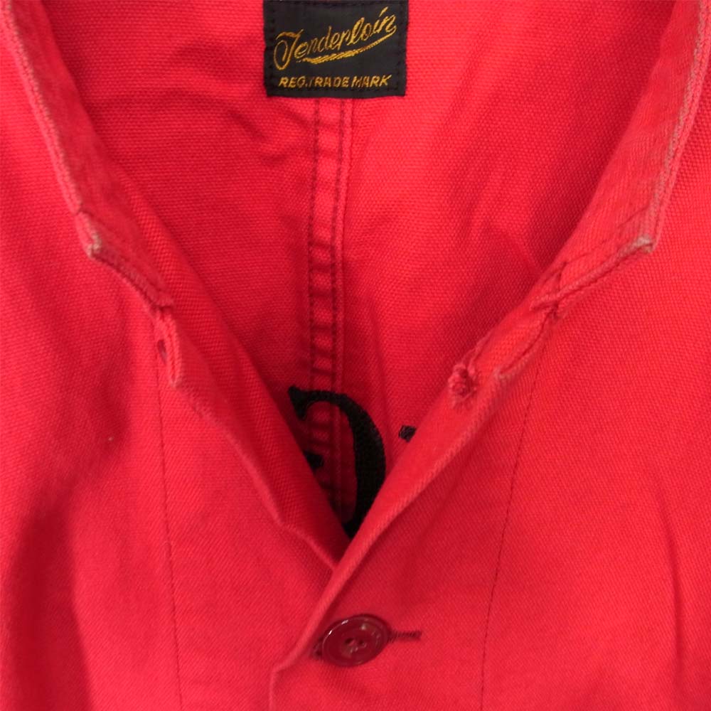 TENDERLOIN テンダーロイン T-BEST COVERALL カバーオール ジャケット レッド系 L【中古】