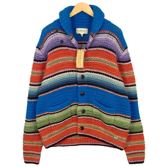 RALPH LAUREN ラルフローレン 未使用 国内正規品 Denim & Supply デニムアンドサプライ 綿麻 ネイティブ柄 カーディガン マルチカラー系 XL【極上美品】【中古】