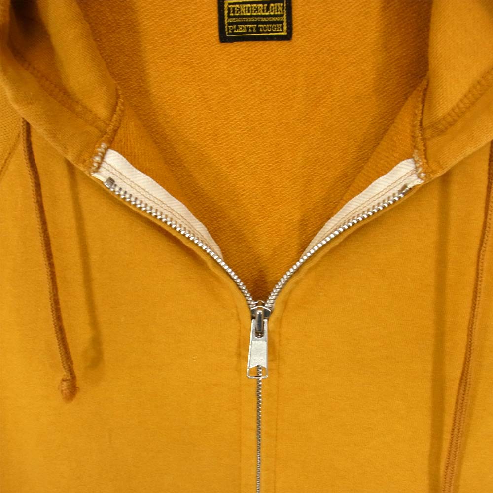 TENDERLOIN テンダーロイン T-ZIP PARKA ZIP HOODED PARKA ジップパーカー イエロー系 XL【中古】