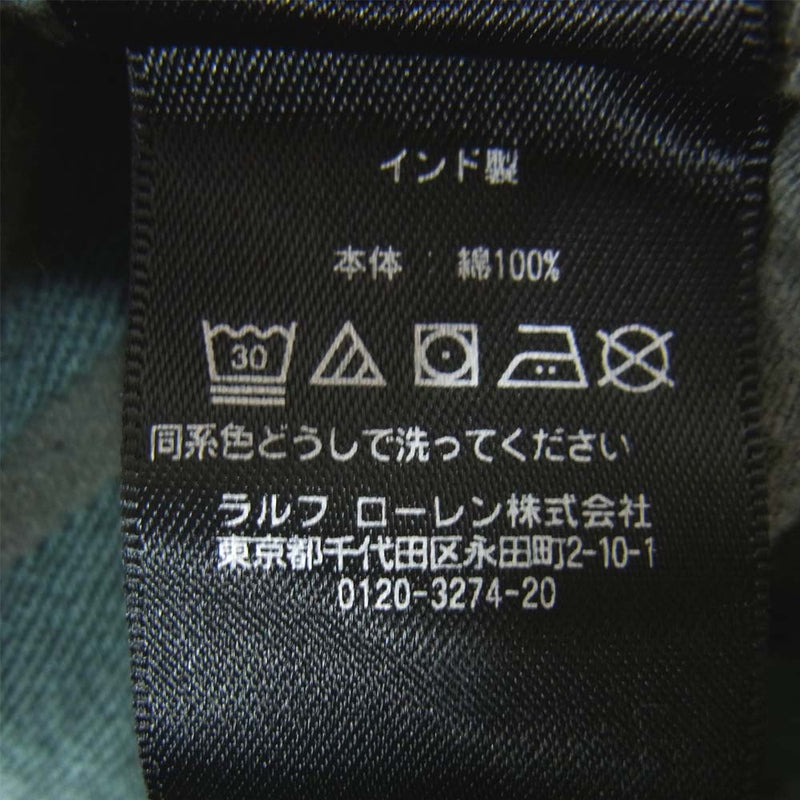 RRL ダブルアールエル 国内正規品 ヘビーネル ワークシャツ グレー系 XL【新古品】【未使用】【中古】
