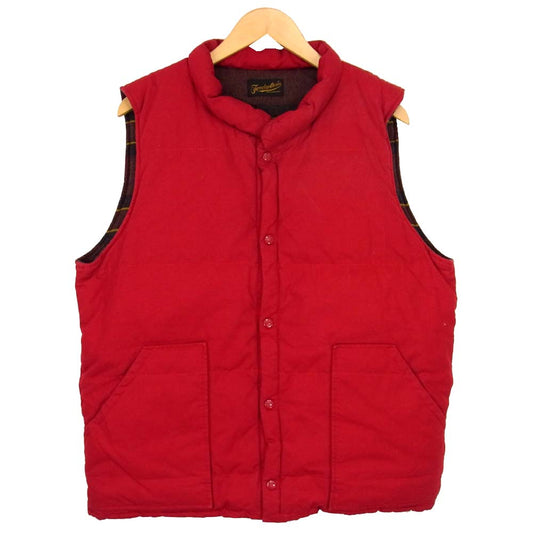 TENDERLOIN テンダーロイン T-NRA DOWN VEST ダウン ベスト レッド系 L【中古】