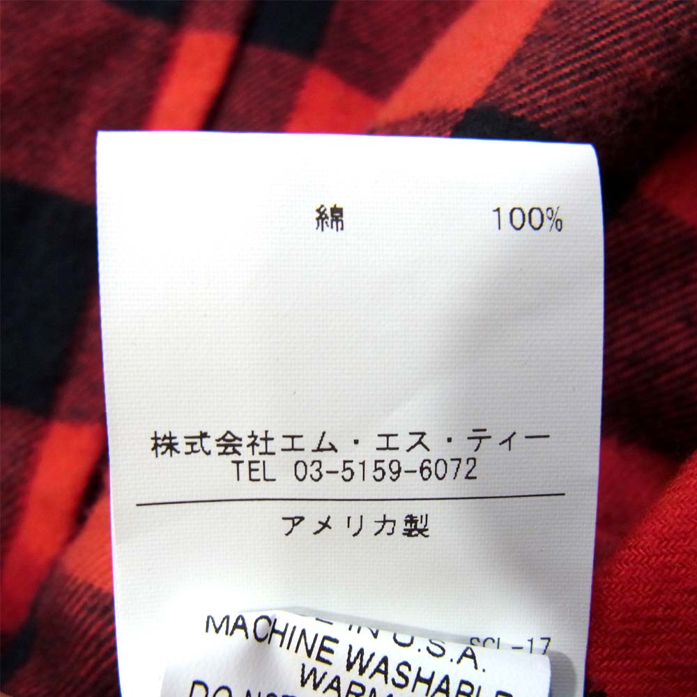 アイクベーハー MF1501LB FREED0M FIT L/S B.D BUFFALO CHECK FLANNEL SHIRTS チェック バッファロー シャツ 赤×黒 F【中古】