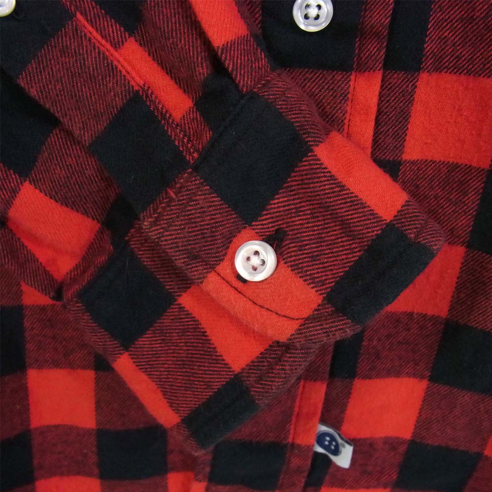 アイクベーハー MF1501LB FREED0M FIT L/S B.D BUFFALO CHECK FLANNEL SHIRTS チェック バッファロー シャツ 赤×黒 F【中古】