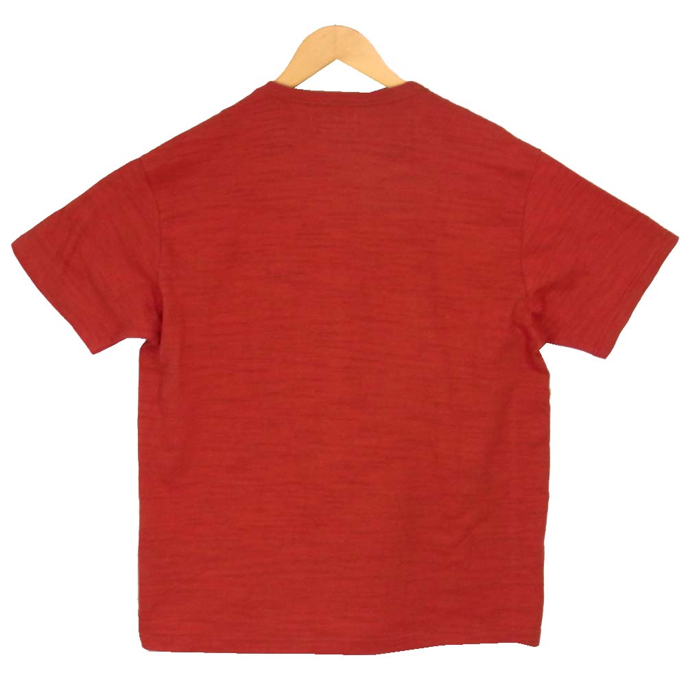 The REAL McCOY'S ザリアルマッコイズ BC19009 BUCO ブコ AMERICAN ATHLETIC TEE RAMBLERS RACING CLUB 吊り編み Tシャツ レッド系 L【美品】【中古】