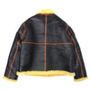 Buzz Rickson's バズリクソンズ BR80503 D-1 ROUGH WEAR CLOTHING ラフウェア 実名復刻 ムートン ボマージャケット ブラック系 L【美品】【中古】