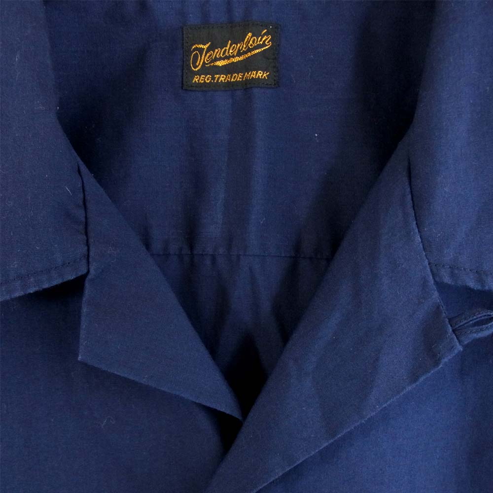 TENDERLOIN テンダーロイン T-T/C SOLID SHT S/S ネイビー系 L【中古】
