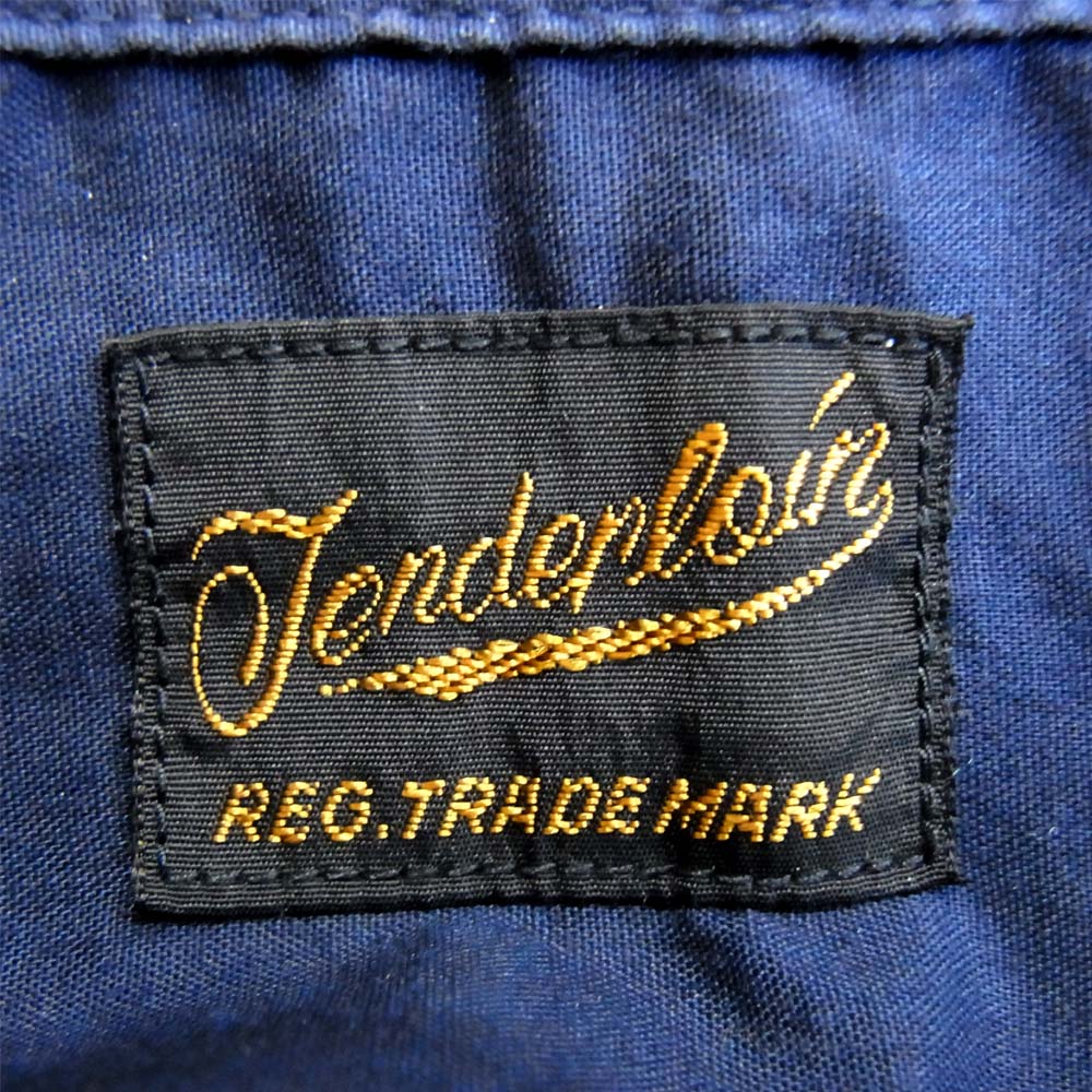 TENDERLOIN テンダーロイン T-T/C SOLID SHT S/S ネイビー系 L【中古】
