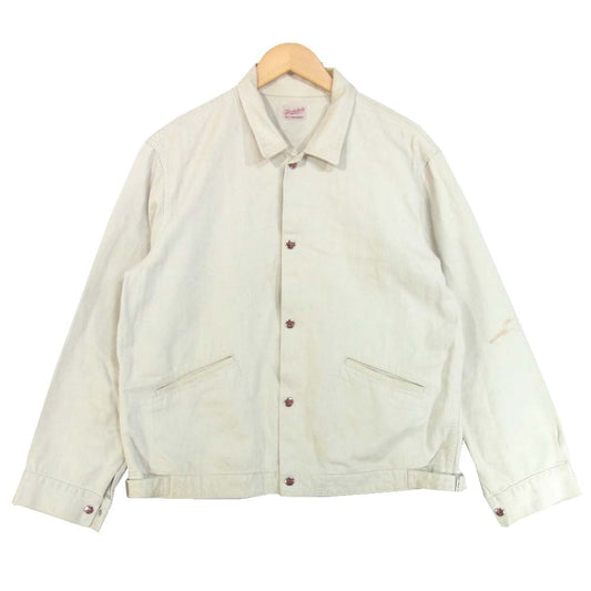 TENDERLOIN テンダーロイン T-BROTHERHOOD JKT SATIN ブラザーフッド ジャケット サテン ベージュ系 L【中古】