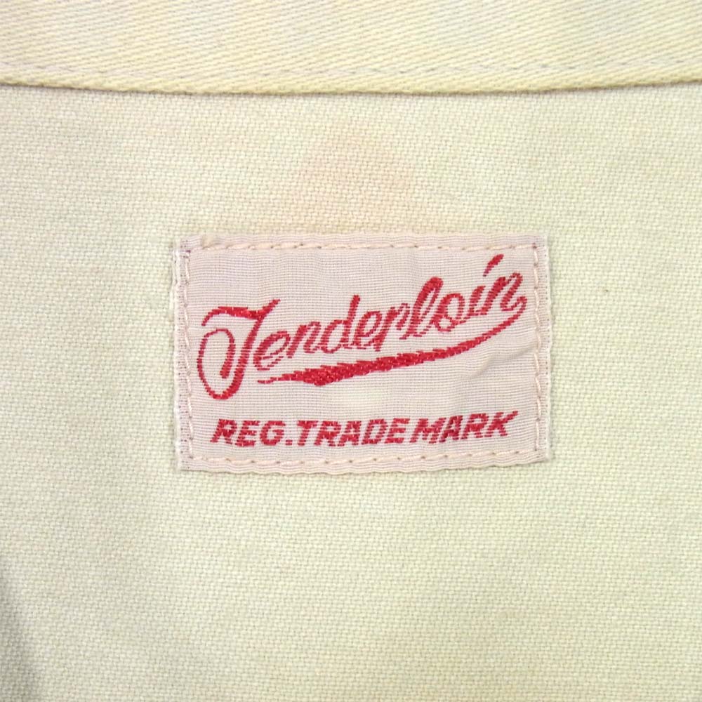 TENDERLOIN テンダーロイン T-BROTHERHOOD JKT SATIN ブラザーフッド ジャケット サテン ベージュ系 L【中古】