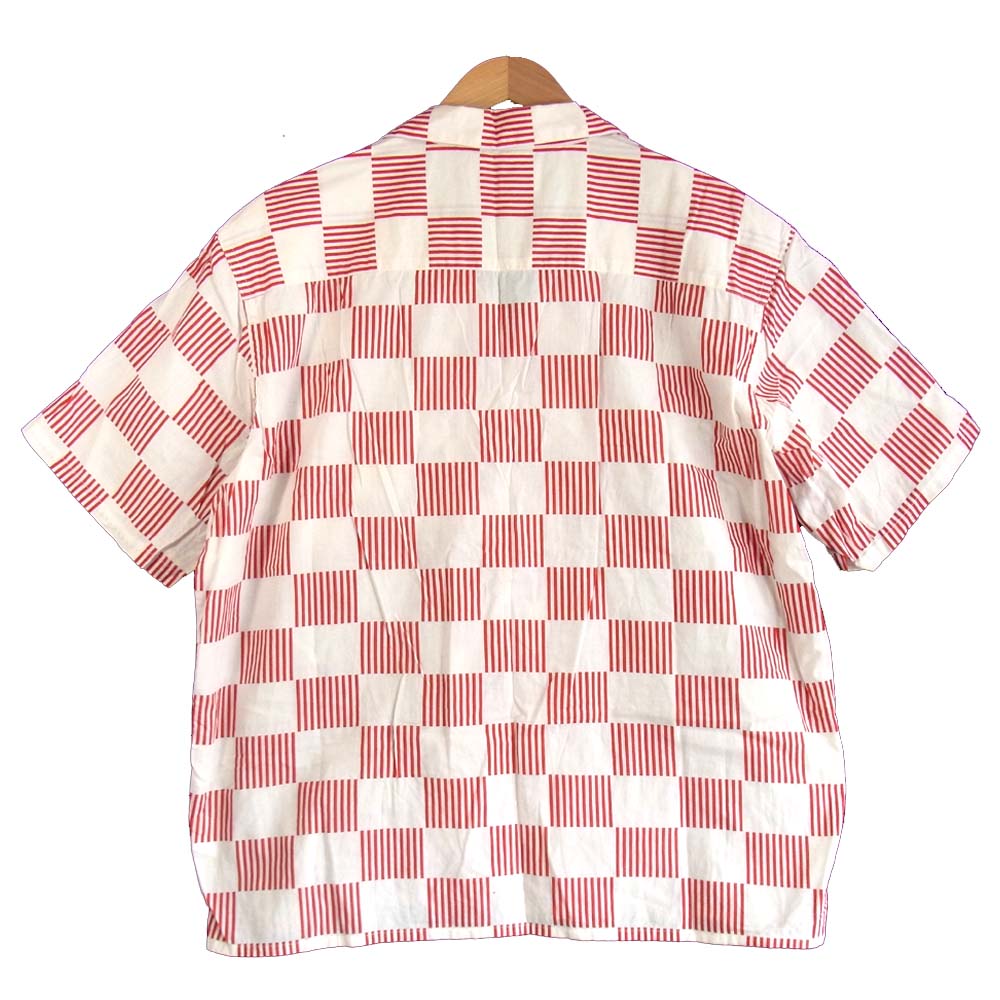 TENDERLOIN テンダーロイン T?CHECK SHT C S/S チェック 赤×白 L【中古】