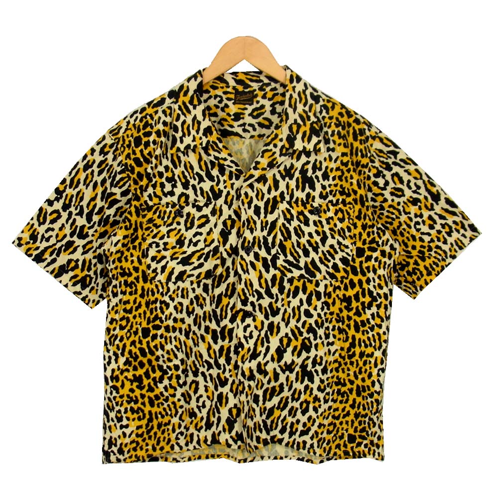 TENDERLOIN テンダーロイン T-PRINT FLANNEL SHT プリント フランネル レオパード イエロー系 XL【中古】