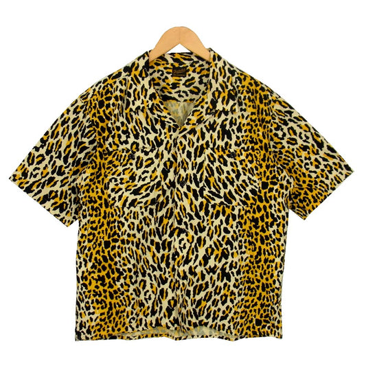 TENDERLOIN テンダーロイン T-PRINT FLANNEL SHT プリント フランネル レオパード イエロー系 XL【中古】
