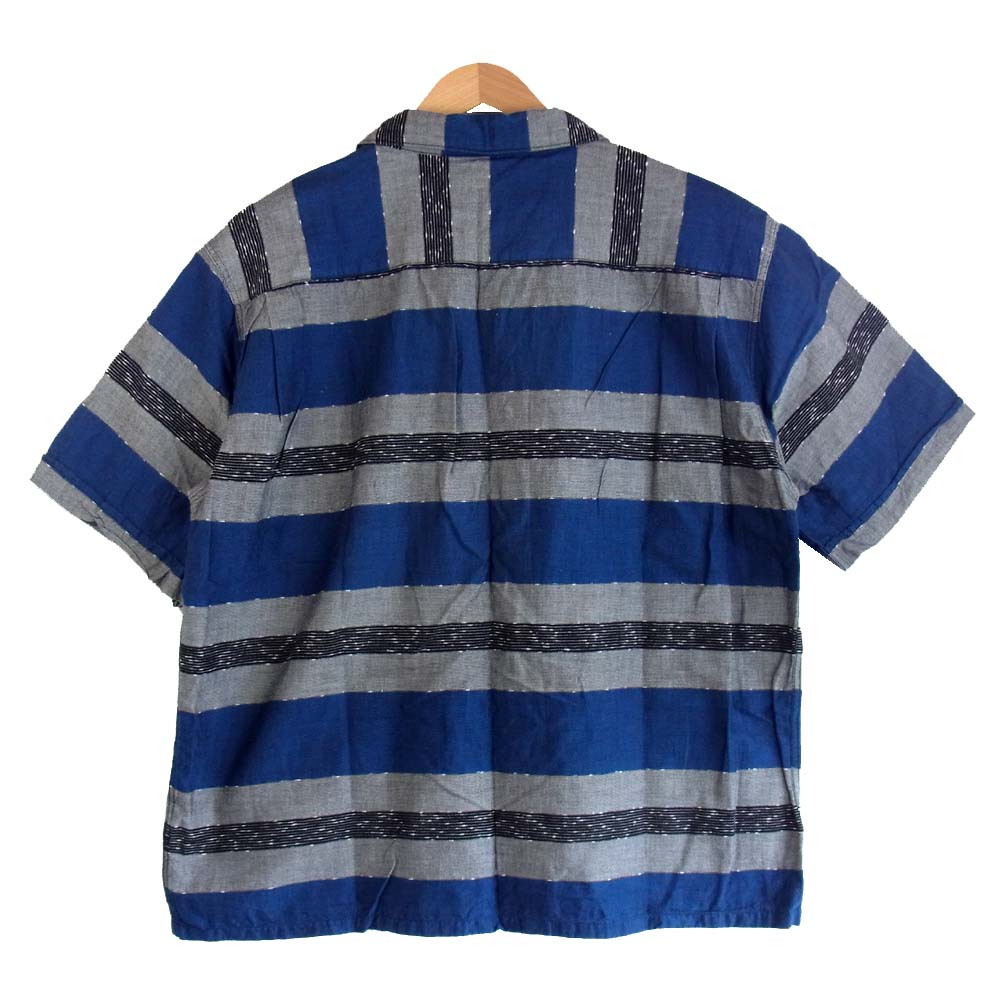 TENDERLOIN テンダーロイン T-BORDER SHT コットンシルク ボーダー マルチカラー系 L【中古】