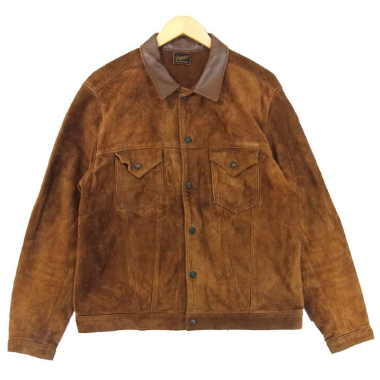 TENDERLOIN テンダーロイン T-O.G.L. 3RD BS JKT スエード OGL レザー ジャケット ブラウン系 L【中古】
