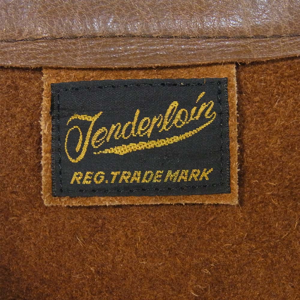 TENDERLOIN テンダーロイン T-O.G.L. 3RD BS JKT スエード OGL レザー ジャケット ブラウン系 L【中古】
