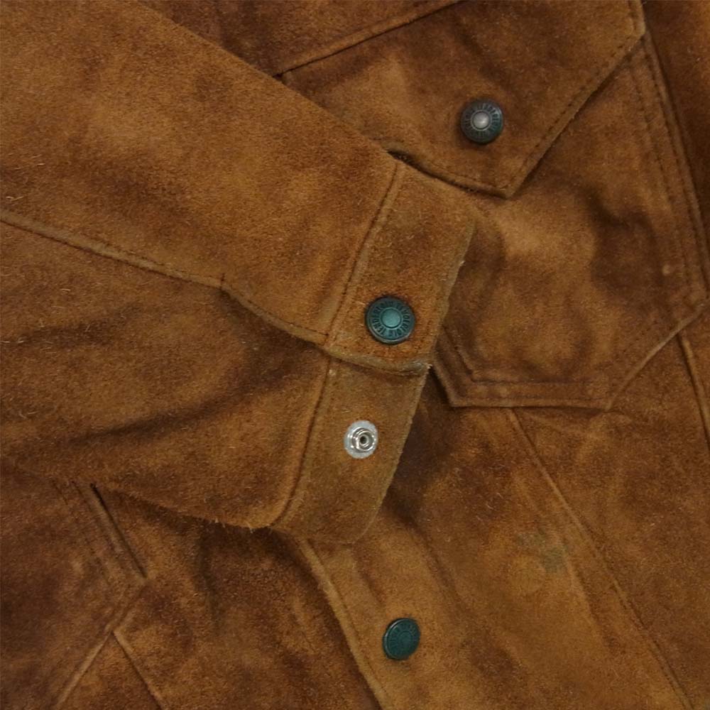 TENDERLOIN テンダーロイン T-O.G.L. 3RD BS JKT スエード OGL レザー ジャケット ブラウン系 L【中古】
