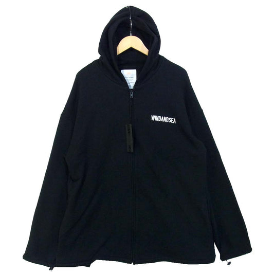 ウィンダンシー 19AW WDS-19A-SW-09 SEA BIG ZIP HOODIE ブラック系 L【新古品】【未使用】【中古】