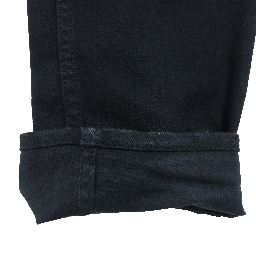 マインデニム FPK107NKS-91-322 S.Slim STR 5pocket KST ダメージ加工 デニム パンツ ブラック系 32【中古】