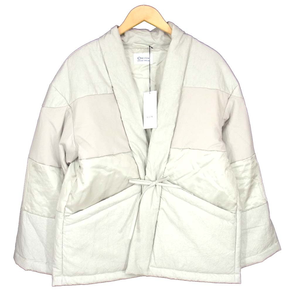 クオン 2002-JK1114 Dotera Jacket 褞袍 ドテラ ジャケット グレー系 M【新古品】【未使用】【中古】