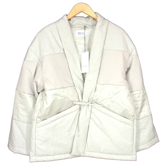 クオン 2002-JK1114 Dotera Jacket 褞袍 ドテラ ジャケット グレー系 M【新古品】【未使用】【中古】