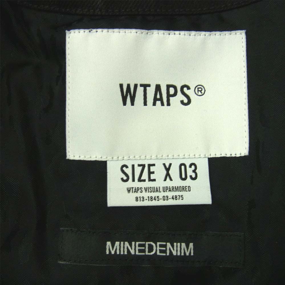 WTAPS ダブルタップス 20AW 202WVMYD-JKM01S × マインデニム MINEDENIM M-65 Field Jacket 【新古品】【未使用】【中古】
