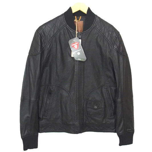 Timberland ティンバーランド ラムレザー ブルゾン ジャケット ブラック系 M【新古品】【未使用】【中古】